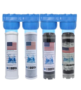 Amerikan Malı Daire Ve Bina Girişi 4 Aşamalı Su Yumuşatma Cihazı (Kapaklı Spun-Blok-GacPlus-Silifoz)