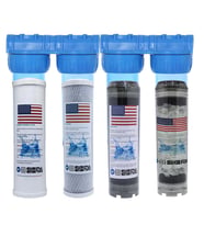 Amerikan Malı Daire Ve Bina Girişi 4 Aşamalı Su Yumuşatma Cihazı (Kapaklı Spun-Blok-GacPlus-Silifoz)