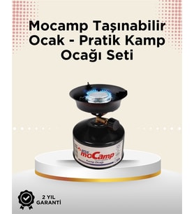 Dayanıklı, Paslanmaz ve Yüksek Isı Dayanımlı Kamp Ocağı - Uzun Süreli Kullanım İçin