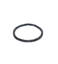 JTSS26BLK1756 OBSİDYEN VE HEMATİT DOĞALTAŞ ESNEK 4 MM JANTİ BİLEKLİK