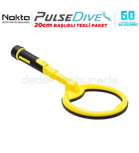 PulseDive Scuba Dedektörü - Tekli 20cm - Sarı
