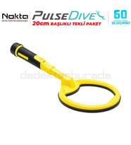PulseDive Scuba Dedektörü - Tekli 20cm - Sarı