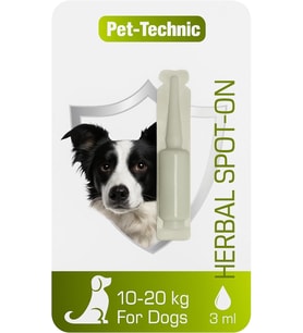 Köpek Ense Damlası 3 ml 10-20 kg Orta Irklar İçin Deri ve Tüy Bakımı Palmorasa Yağı Doğal Köpek Ense Damlasi