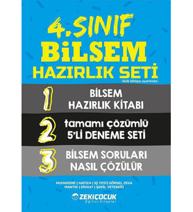 4. Sınıf Bilsem Hazırlık Seti Zeki Çocuk