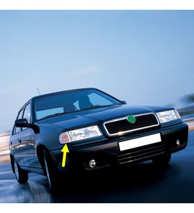 Skoda Felicia 1995-2001 Ön Sağ Sinyal Lambası Duylu Beyaz 6U0953042A
