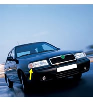 Skoda Felicia 1995-2001 Ön Sağ Sinyal Lambası Duylu Beyaz 6U0953042A
