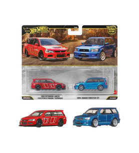 Hot Wheels ®2'Li Premium Car Culture Paketi, Yetişkin Koleksiyonculara Uygun Oyuncak Arabalar Jhw46