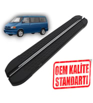 T4 TRANSPORTER KISA ŞASE 1995 2003 YILLARI ARASI ARACA ÖZEL NEVADA SİYAH YAN  BASAMAK