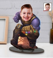 Kişiye Özel Thanos 2 Tasarımlı Karikatür Biblo