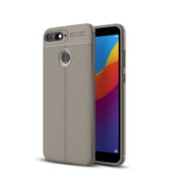 Lexroo Huawei Y7 2018 Kılıf Niss Silikon Kılıf - Gri