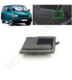 Transporter T4 Kapı İç Açma Kolu Sol 701837019A 01C Siyah