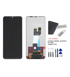 Tkgz - Samsung Galaxy A05s SM-A057 Uyumlu Lcd Ekran Dokunmatik Servis + B-7000