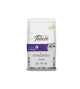 Felicia Urinary Az Tahıllı Somonlu Light-sterilised Kedi Maması 12 Kg