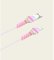 Pembe Dondurma Kablo Koruyucu