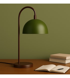 Verde Arc Metal Masa Lambası – E27 Duy – Ofis & Çalışma Masası Lambası