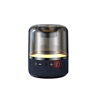 DVIP Q5 Taşınabilir Bluetooth 5.0 Hoparlör TF SD kart, 3,5mm Aux, Sesli Görüşme, RGB Light Show Siyah