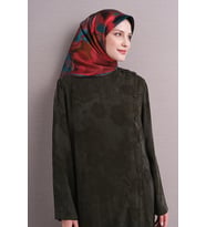 Armine Çiçek Desenli Sura İpek Eşarp 9603DS