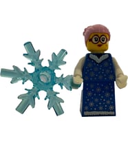 Orjinal Lego Minifigür Kar Taneli Kadın
