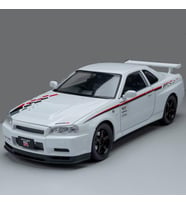Hobbiez World Nissan Skyline GT-R R34 Nismo Edition Beyaz 1/24 Model Araba