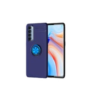 Oppo Reno 4 Pro 4G Uyumlu Kılıf Zore Ravel Silikon Kapak (Mavi)