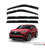 Toyota Highlander Kromlu Cam Rüzgarlığı Niken 2021 Sonrası