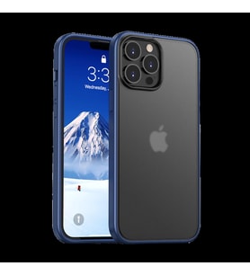 BİKAPAK ELIT ENIGMA IPHONE 13  PRO MAX MAVİ KAPAK