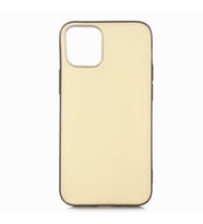 Uyumlu Model Apple iPhone 12 Mini Kılıf Soft Mat Premier Case (Gold)