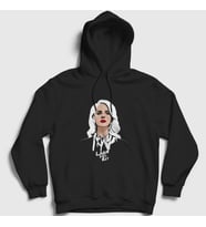 Presmono Unisex Siyah Ldr Lana Del Rey Kapüşonlu Sweatshirt 156341tt