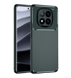 Xiaomi Redmi Note 14 Pro 4g Kılıf Auto Focus Karbon Kapak - Koyu Yeşil