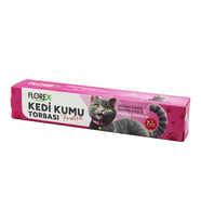 140 ADET KEDİ - EVCİL HAYVAN KUMU TORBASI PRATİK PUDRA KOKULU BÜZGÜLÜ - EXTRA GÜÇLÜ 82X50CM (5690)