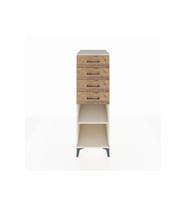 Kronos Dolap Tek Raflı 4 Çekmeceli 44x59x134 Aytaşı-Çam