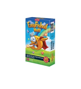 EasyFishoil Multi Multivitamin ve Omega 3 İçeren Takviye Edici Gıda 30 Çiğnenebilir Jel Form