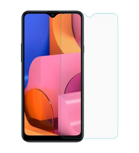 Samsung Galaxy A20S Ekran Koruyucu Yeni Nesil HD Kalite Tempered Glass Cam (Renksiz)