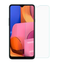 Samsung Galaxy A20S Ekran Koruyucu Yeni Nesil HD Kalite Tempered Glass Cam (Renksiz)