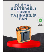 Yüksek Kapasiteli Turbo Taşınabilir Fan