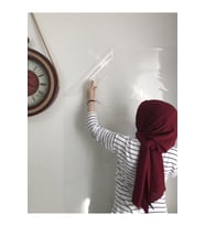 2 Adet Şeffaf Akıllı Kağıt Tahta 120x150 Cm Şeffaf Yazı Tahtası Kalem Hediye