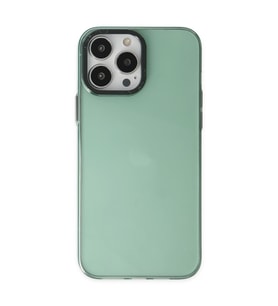 Iphone 14 Pro Kılıf Anka Pc Sert Metal Kapak - Yeşil