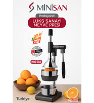 Minisan Mns-506 Profesyonel Sanayi Tipi Kollu Meyve Presi