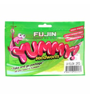 Fujin Yummy Sandworm 7Cm Silikon Yem UV Yellow