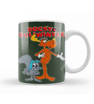 Rocky And Bullwinkle Kupa Bardak Porselen