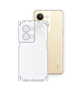 SChitec OPPO Reno9 Pro+ Uyumlu Fullbody Arka Kaplama Hidrojel Koruyucu Film