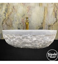 Gri Mermer Dışı Mucartalı Özel Tasarım Lavabo
