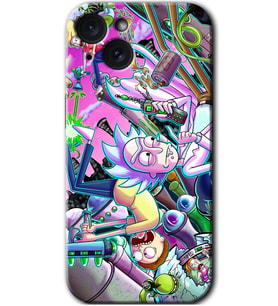 İphone 15 Plus Kılıf HD Desen Baskılı Kılıf - Graffiti Çizgi Film