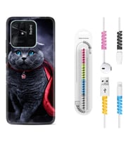 Xiaomi Poco X3 Pro M4 Pro X4 Pro C40 10C Kılıf Kablo Koruma Spiral Silikon Super Cat 1666