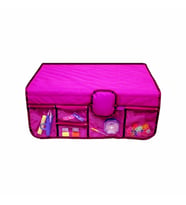 Dikiş Makinası Altlığı Organizer İğne Makas Masura Aksesuar Seti (Fuşya)