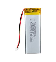 Powermaster 3.7 Volt 1000 Mah Lityum Polimer Şarjlı Pil 5X25X65 mm Akıllı Saat Kulaklık Pili