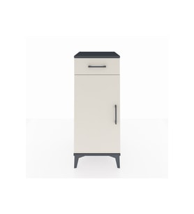 Hyperion Komodin Tek Raflı Tek Çekmeceli Tek Kapaklı 44x44x106 Antrasit-Aytaşı