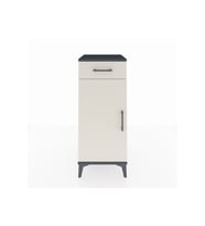Hyperion Komodin Tek Raflı Tek Çekmeceli Tek Kapaklı 44x44x106 Antrasit-Aytaşı