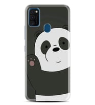 Samsung M21 M22 M23 M30 M31S M32 Kılıf Desenli Silikon Hello Panda 1709