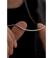 2.5 mm Erkek Paslanmaz  Çelik Yamaç Kolye 35780987645YH